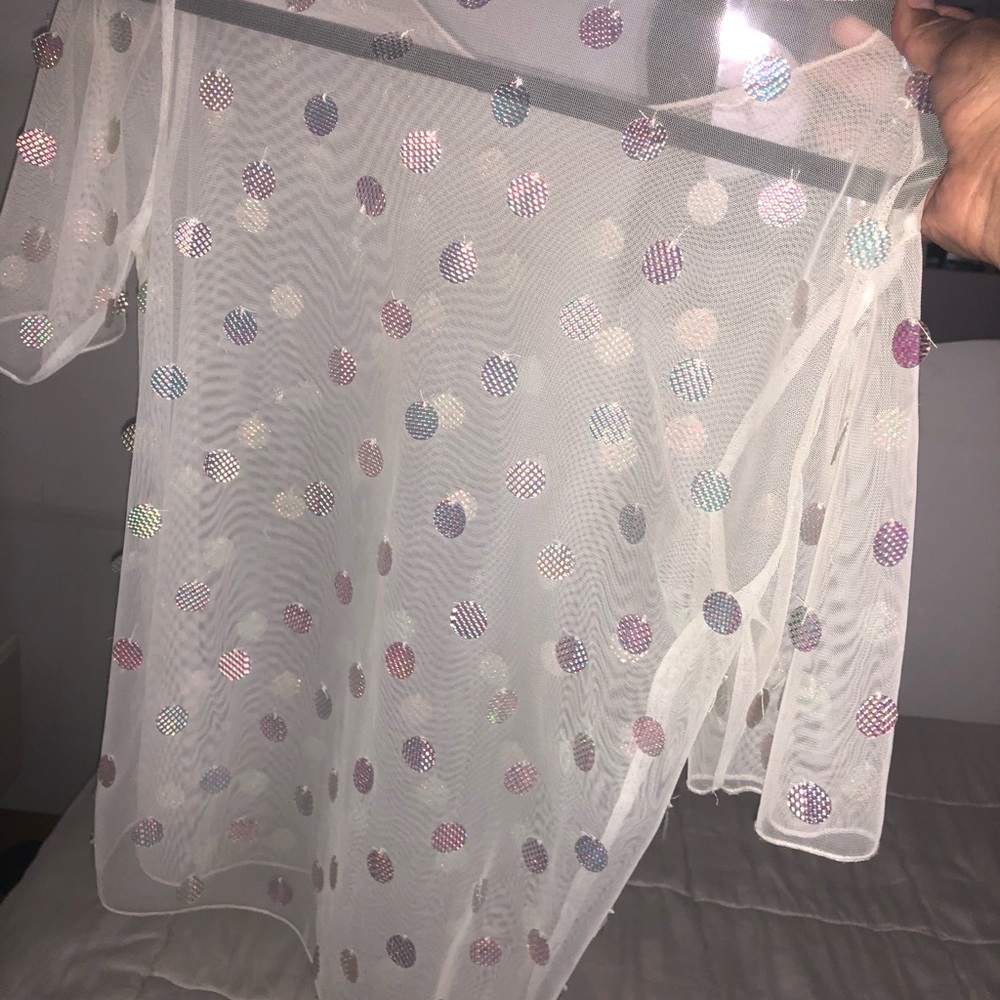 Top shop see through top